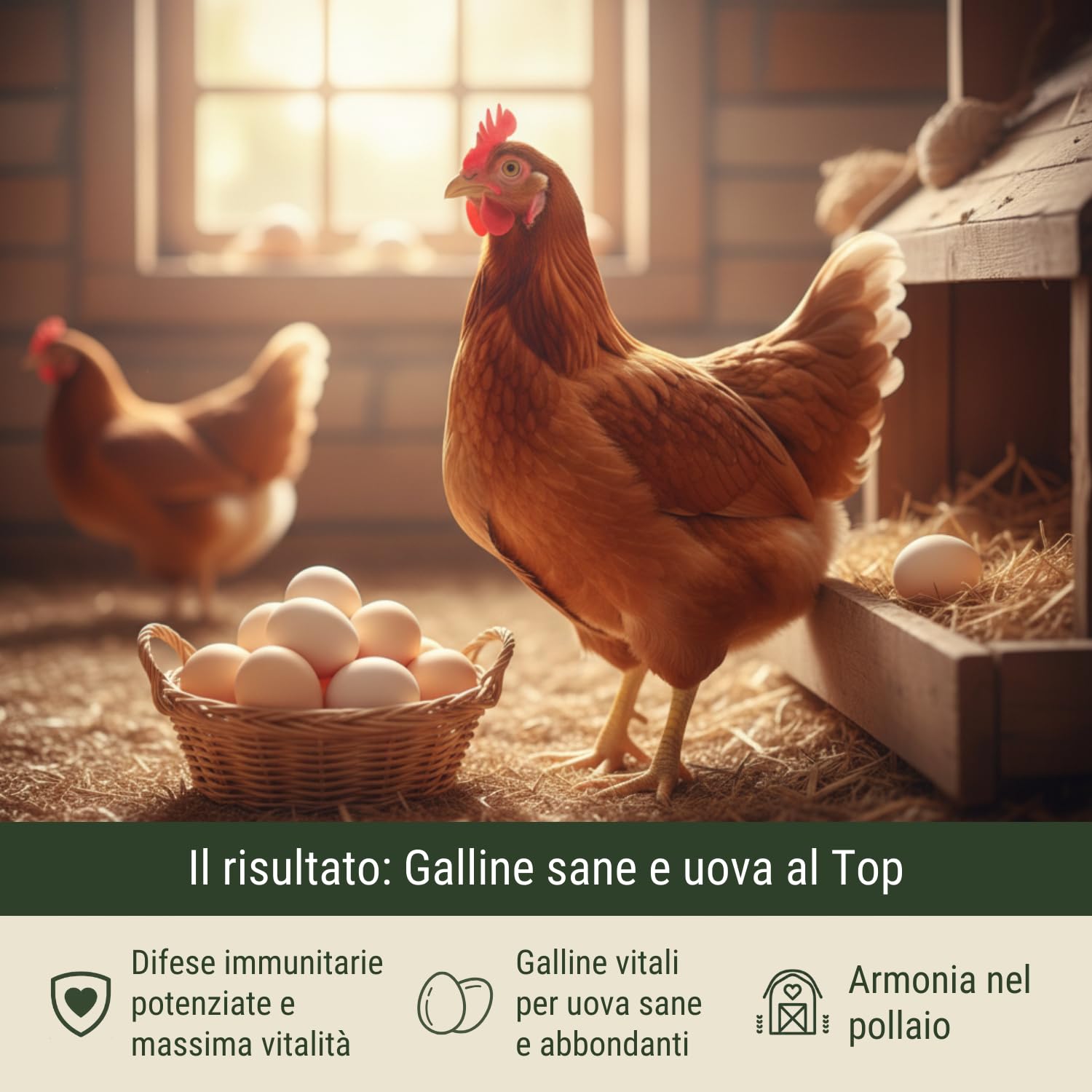 Leimüller Mangime Anti-Stress per Galline 25 kg - Muesli con Melissa & Magnesio - Contro Aggressività & Beccaggio - Naturale Austria Senza OGM