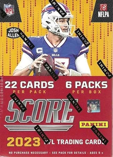 Caja de cartas coleccionables de fútbol Panini Score 2023 (132 tarjetas)