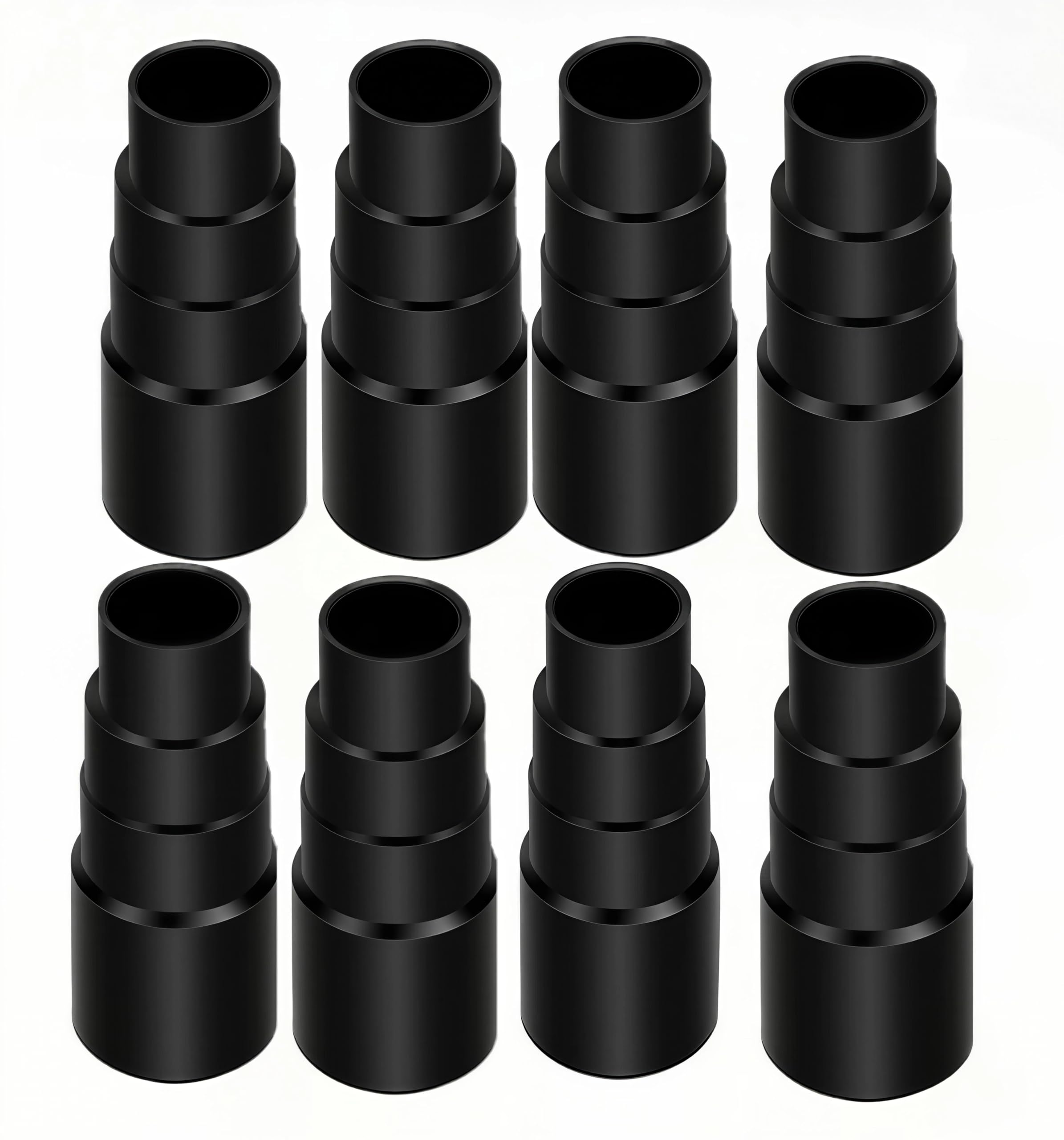 8 Pcs Vacuum Hose Connection Kit, Universal Vacuum Cleaner Hose Adapter, Vacuum Cleaner Hose Connector, Extractor Connectors Tool, 25mm/30mm/34mm/42mm