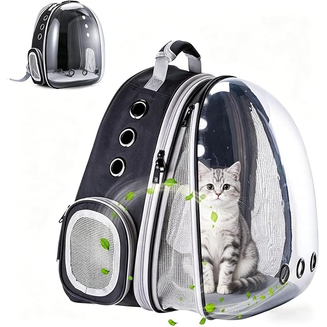ZHUIYIWIN Mochila para Gatos,Mochila Gato,Mochila Cápsula para Mascotas,Mochilas para Gatos y Perro…