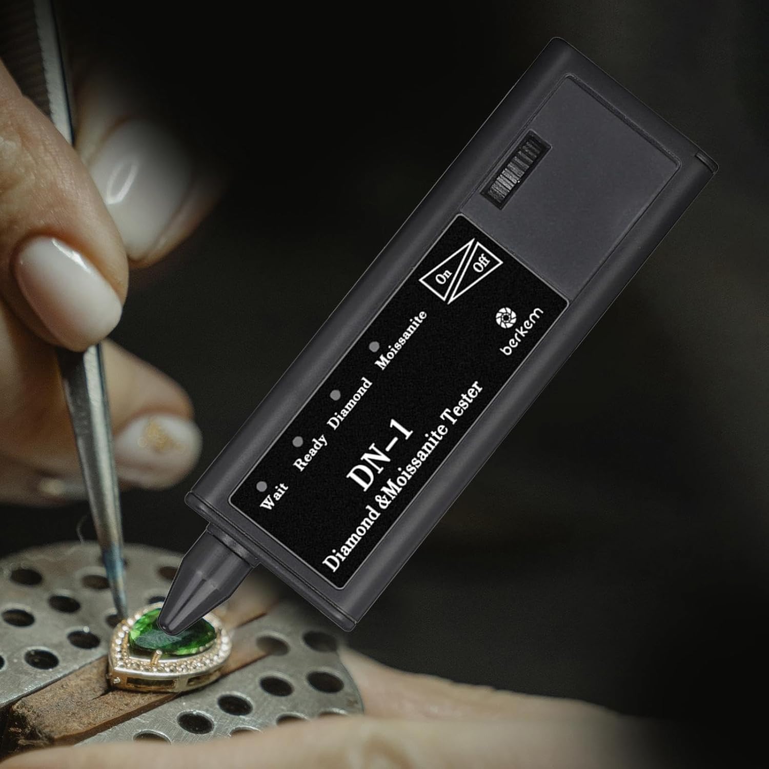 Jewelry Diamond Tester Pen Diamond Selector for Novice and Expert Gemstones Professional Thermal Conductivity Meter US Plug