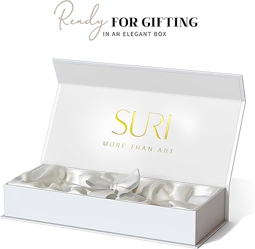 Miniatura 7 de SURI Mezuzahs para puerta  Estuche de mezuzuah contemporáneo de color crema de terrazo y turquesa  Incluye kit de mezuzá  Pergamino de mezuzá no