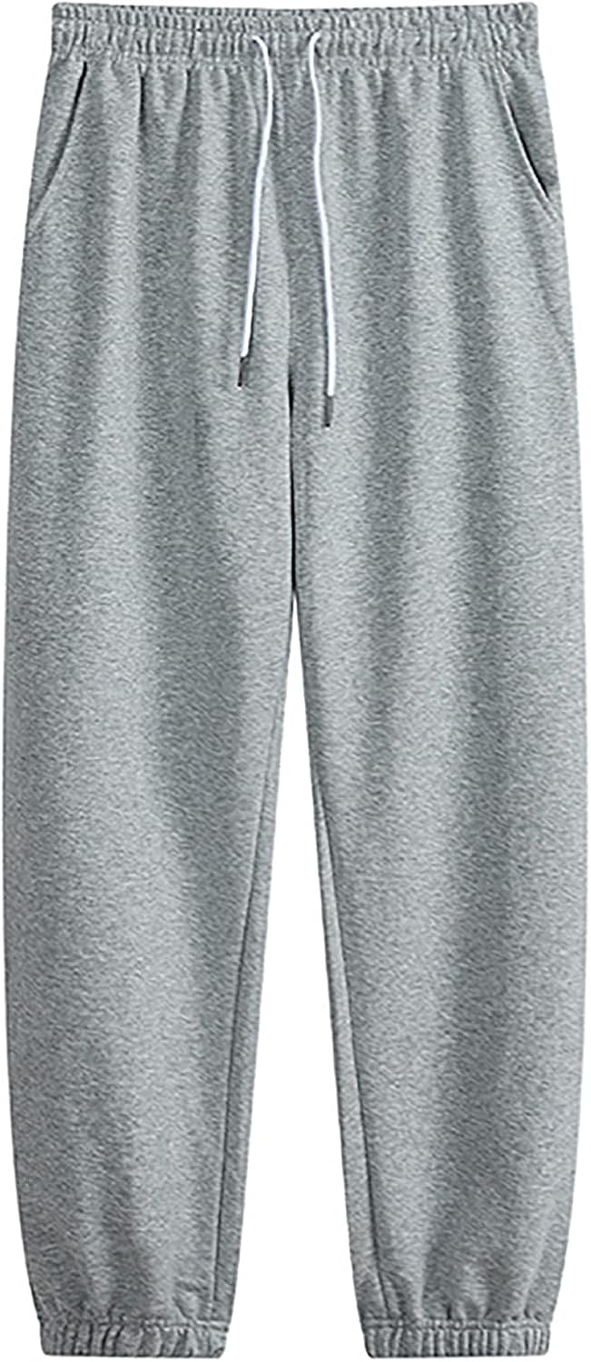 Joggingbroek voor heren, baggy, lange effen vrijetijdsbroek, manchetten, sportbr Joggingbroek voor heren, baggy, lange effen vrijetijdsbroek, manchetten, sportbr