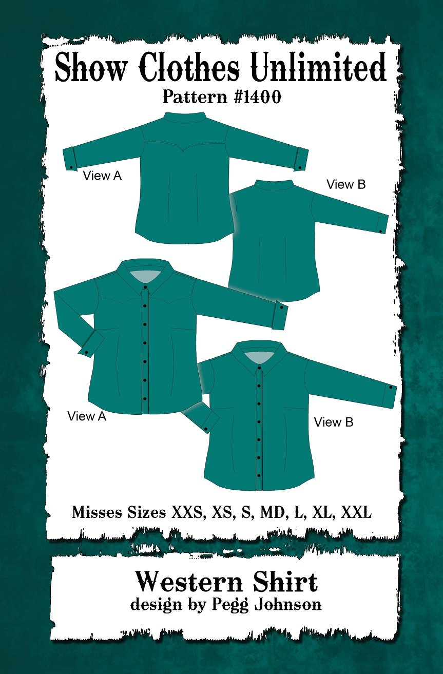 Show Clothes Unlimited 1400 Button Front Shirt Pattern Misses
