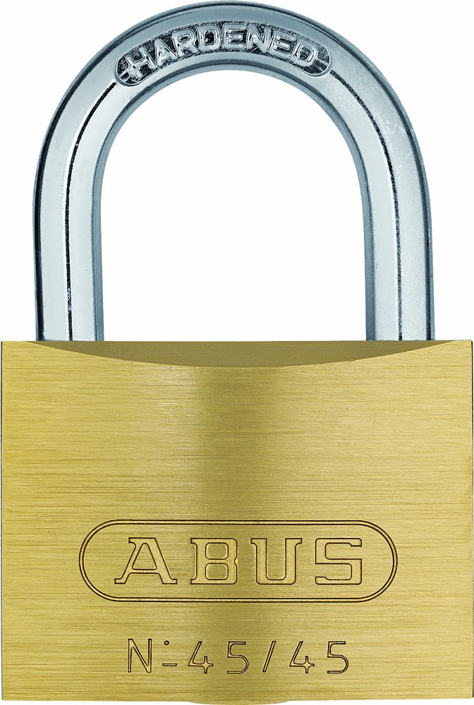 Abus Single Brass Padlock 15 Mm Bar Diameter 2.8 Mm