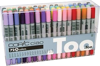 Copic Ciao Markers Medium Set of 72-Set A,Multicolor Price In India