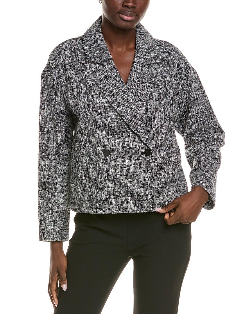 Eileen Fisher Womens Short Blazer 1X White