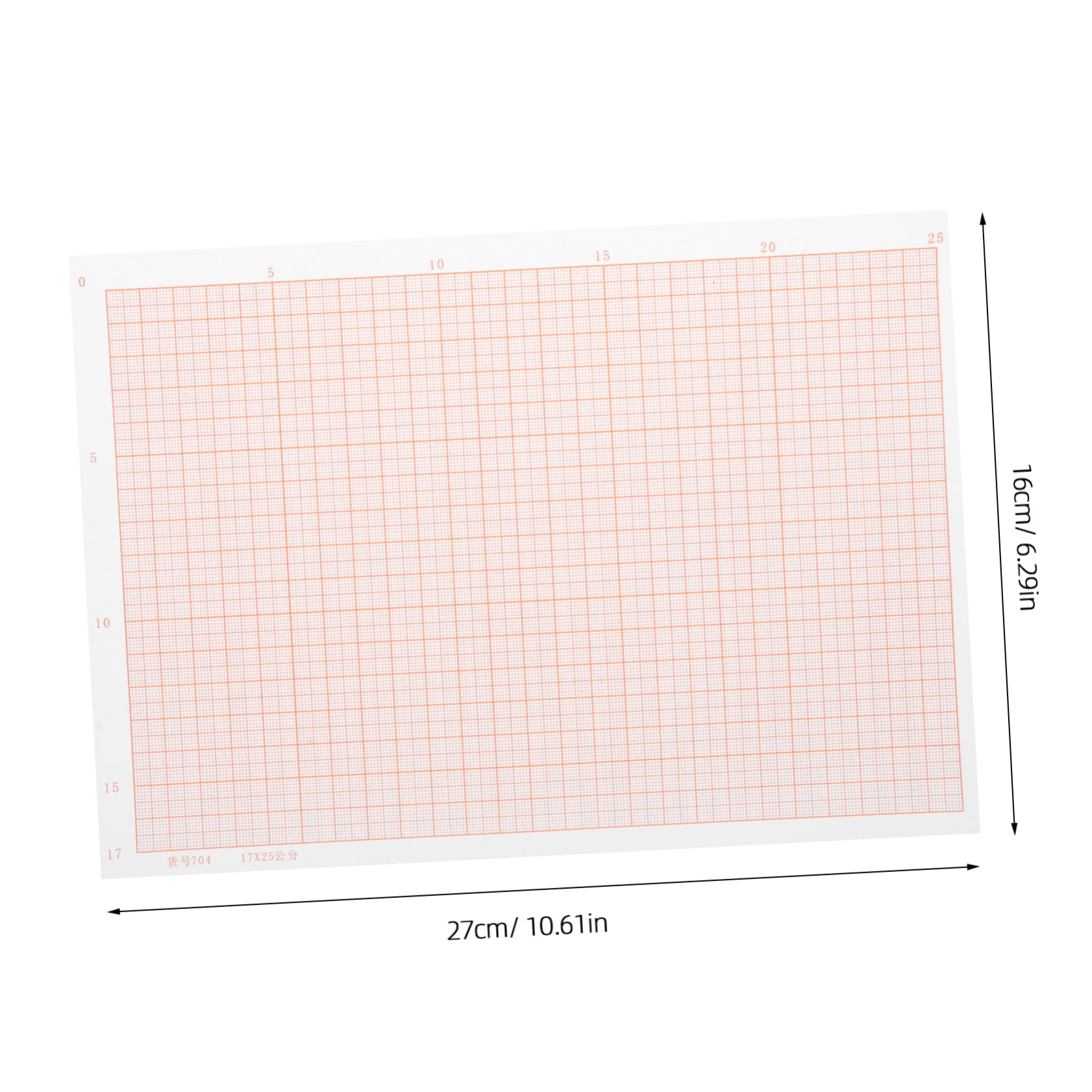 Carta Millimetrata Rosa 100 Fogli per Disegni Tecnici e Coordinate | Architetti e Studenti, Misure Precise e Forme Accurate, Portatile e Resistente, Decorazioni Scuola