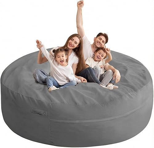 Miniatura 16 de HABUTWAY Silla Puf de 3 Pies de Terciopelo Lujoso de Piel Ultra Suave con Espuma Viscoelástica de Alto Rebote, Sillas Puf para Adultos, Sofá