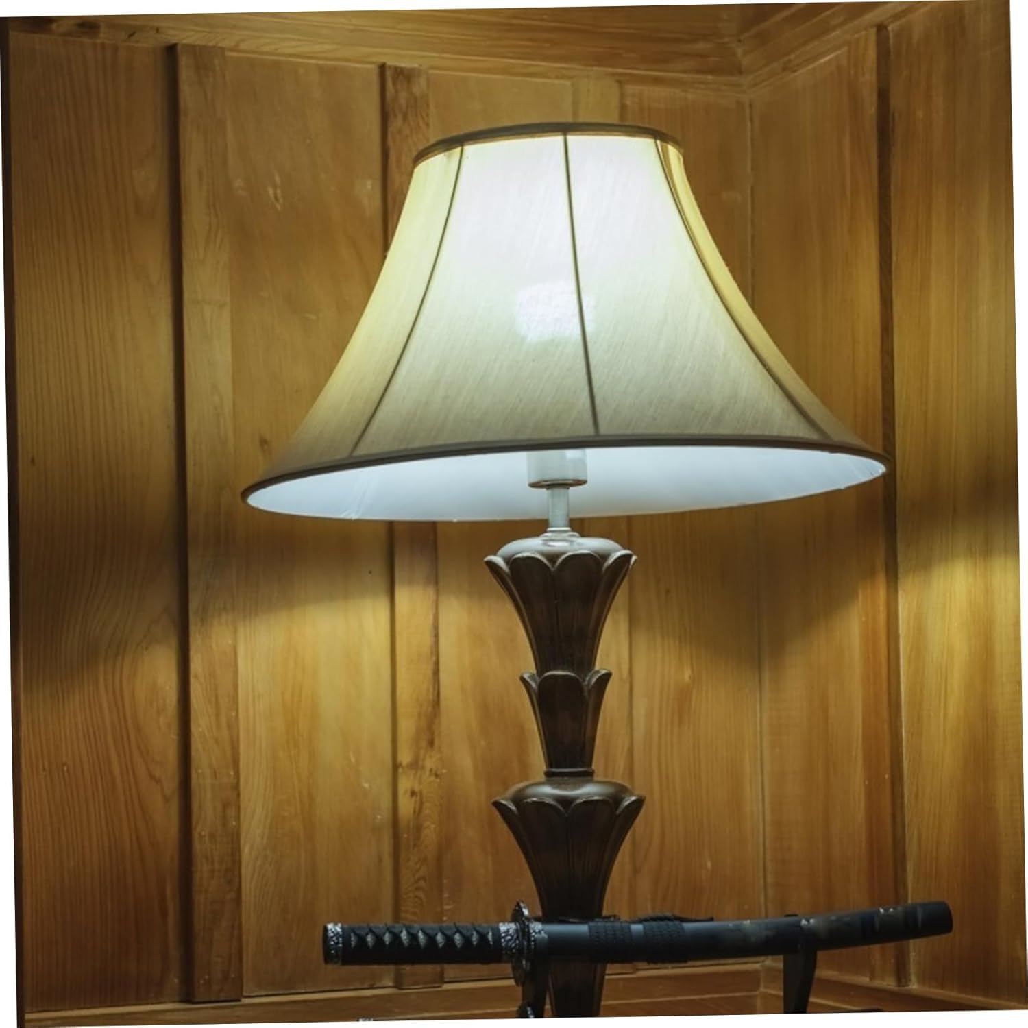 Gadpiparty Beige Fabric Lampshade Replacement Cover for Floor and Table Lamps Simple Design Easy Installation Creates Warm Atmosphere