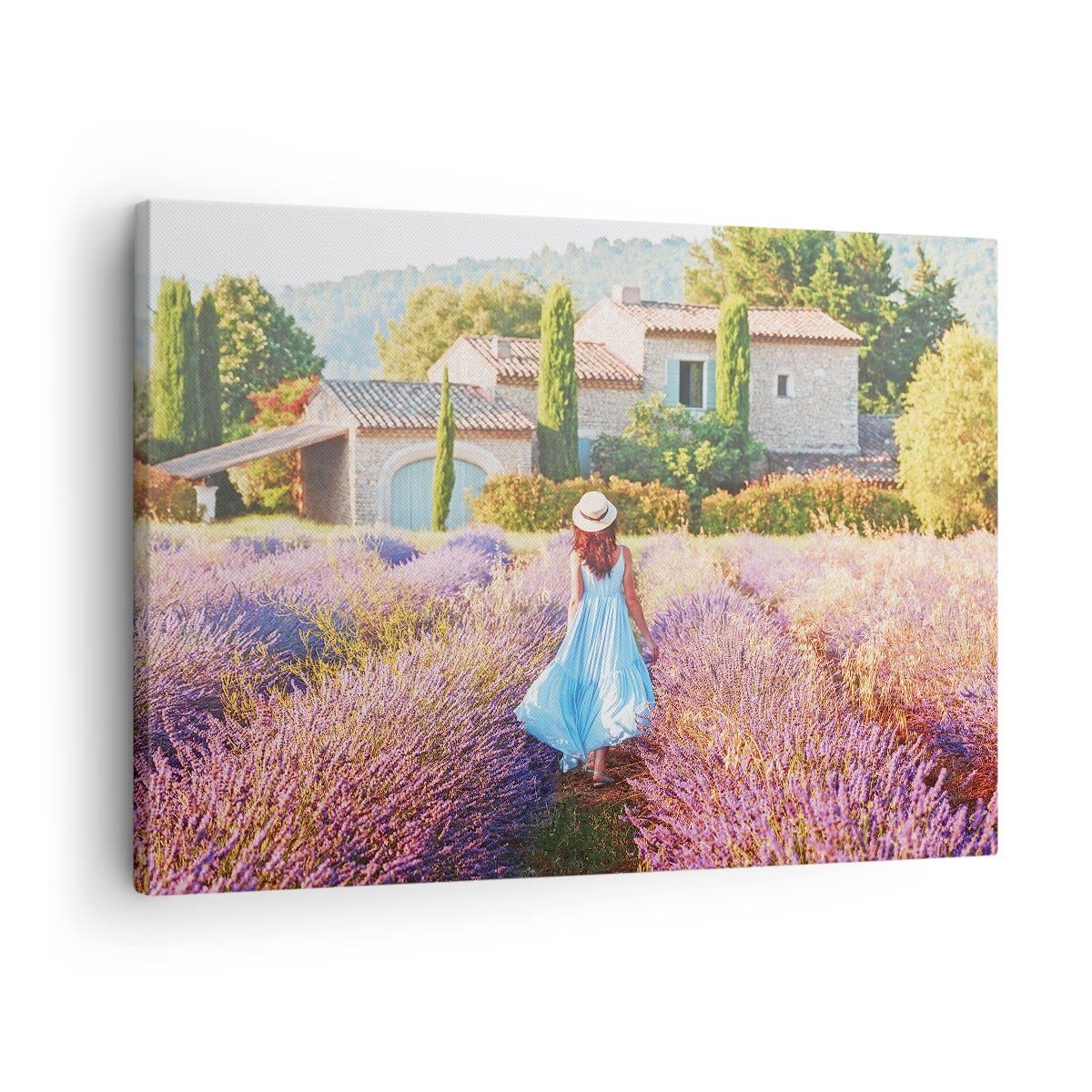 ARTTOR Lienzos decorativos Boho Brezos Mujer Cuadro Sobre Lienzo Moderno 70x50cm Cuadros Decoracion Salon Dormitorio Cocina Cuadros Pared Imágenes Wall Art Prints Decor Canvas AA70x50-4420