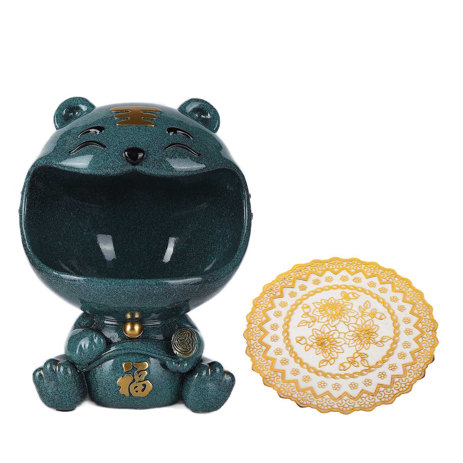 Scatola Portaoggetti per Figurine di Animali, Resina, 26 X 18 X