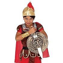 FIESTAS GUIRCA Set Scudo Romano 31 cm e Spada 48 cm da Bambino in plastica Armes, Epées, Colore Marrone, Taglia Unica, 18705