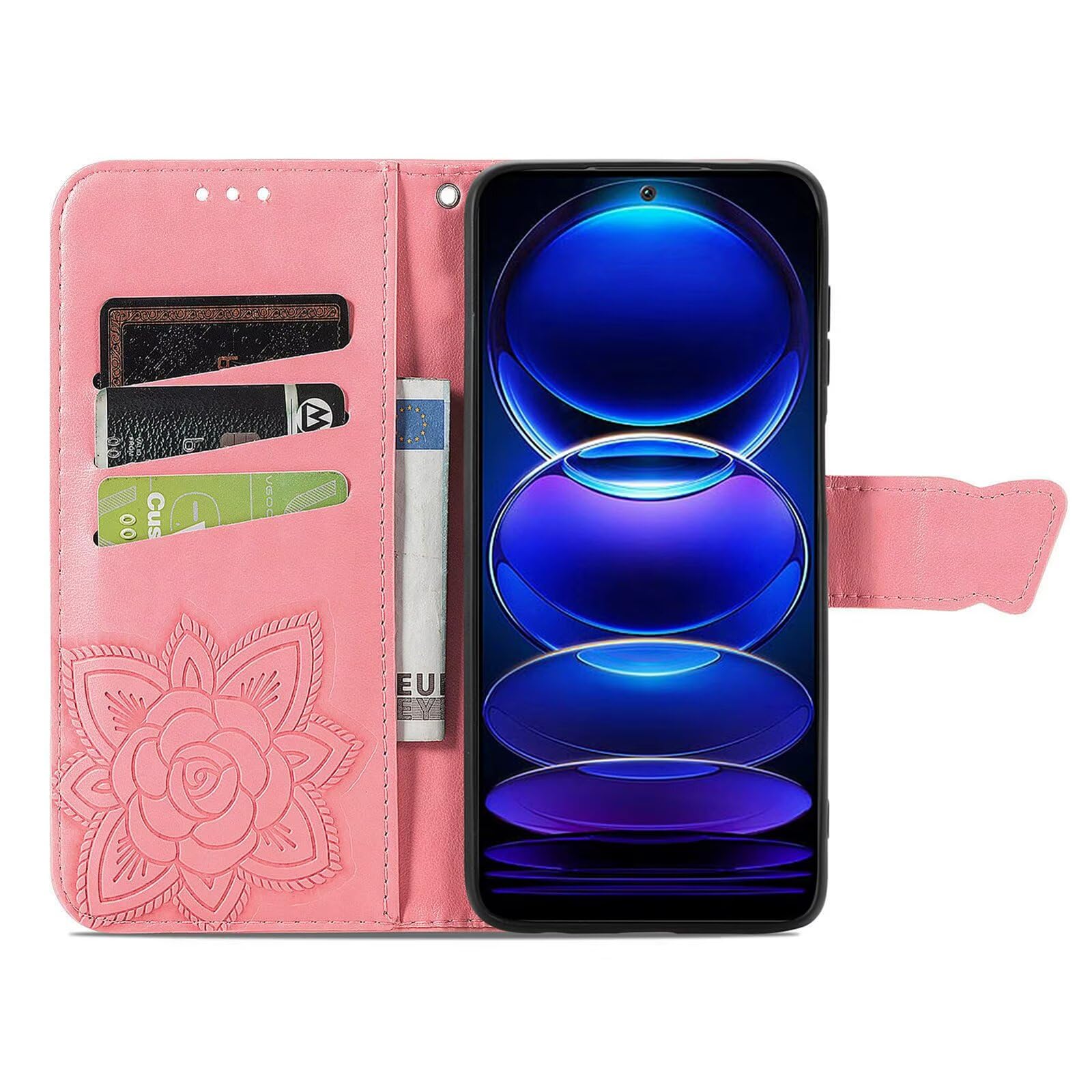 Amazon.co.jp: ZXL ピンク フリップ ウォレット ケース Xiaomi15