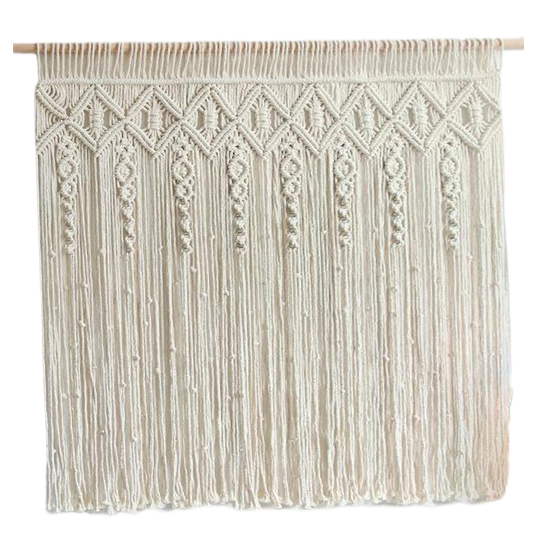 Rideaux en macramé 47x32 pouces, tenture murale pour arche de mariage chic