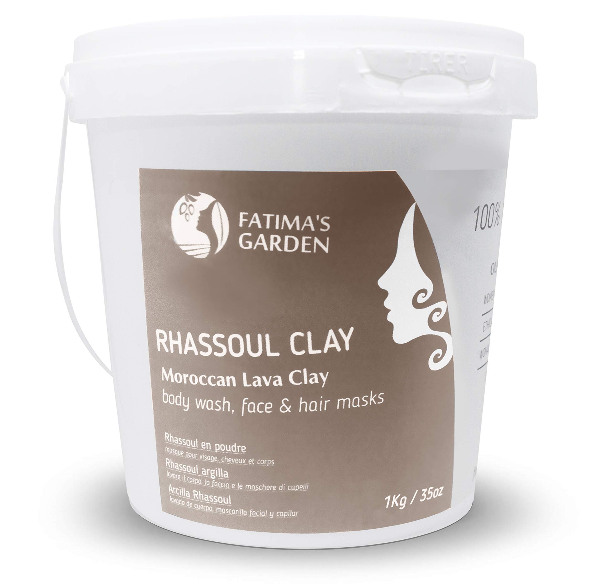 Ghassoul Naturel Du Maroc 400g - Nettoyant Visage, Cheveux Et Corps Certifié Ecocert - Neuf