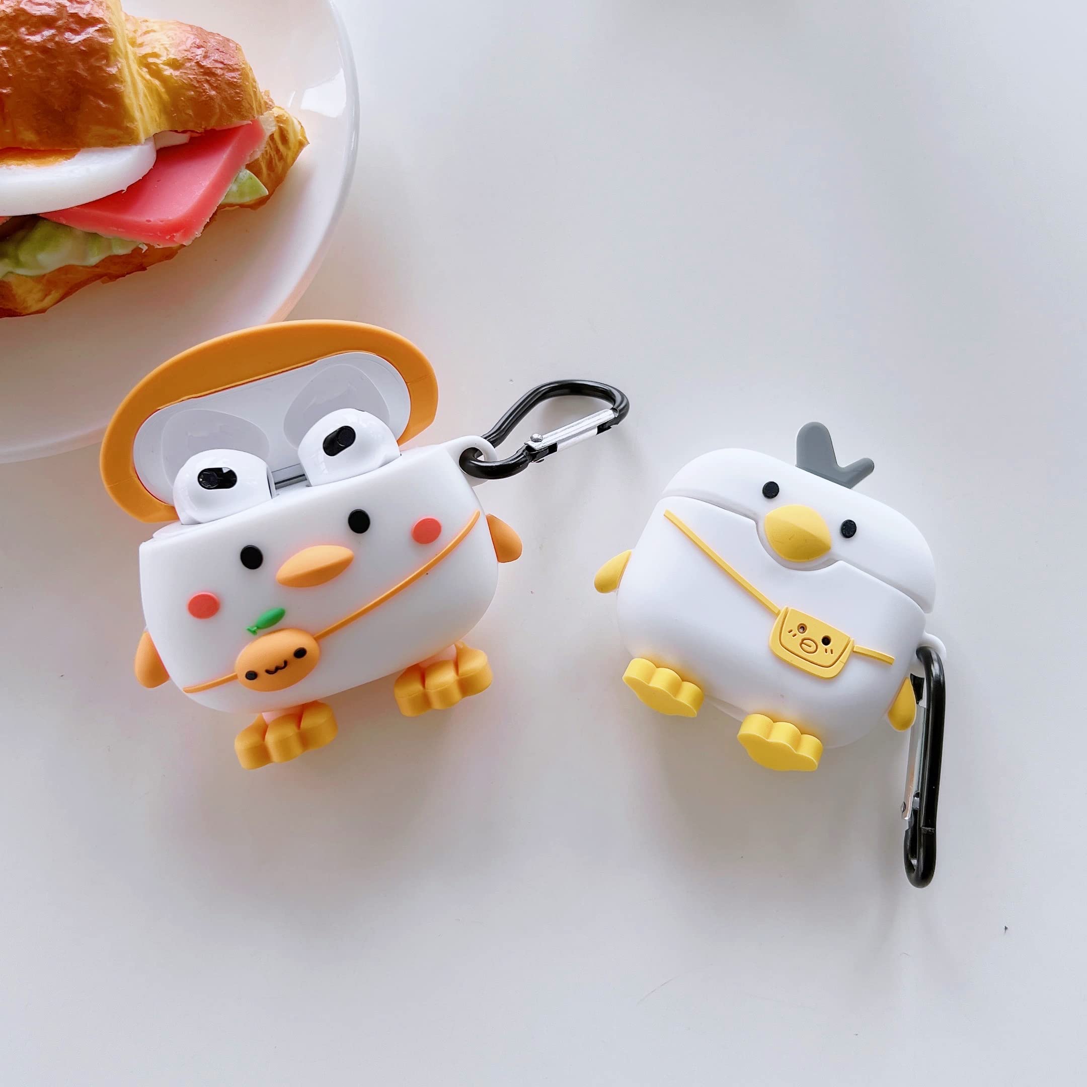 Cute Shark Case For Airpod 2nd 1st Generation Case, Funny 3D Cartoon Kawaii Cool Airpods Cases - View #8