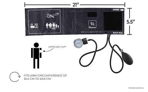 Miniatura 25 de EMI Juego de tensiómetro aneroide y Estetoscopio Sprague Rappaport Profesional de lujo color púrpura #330