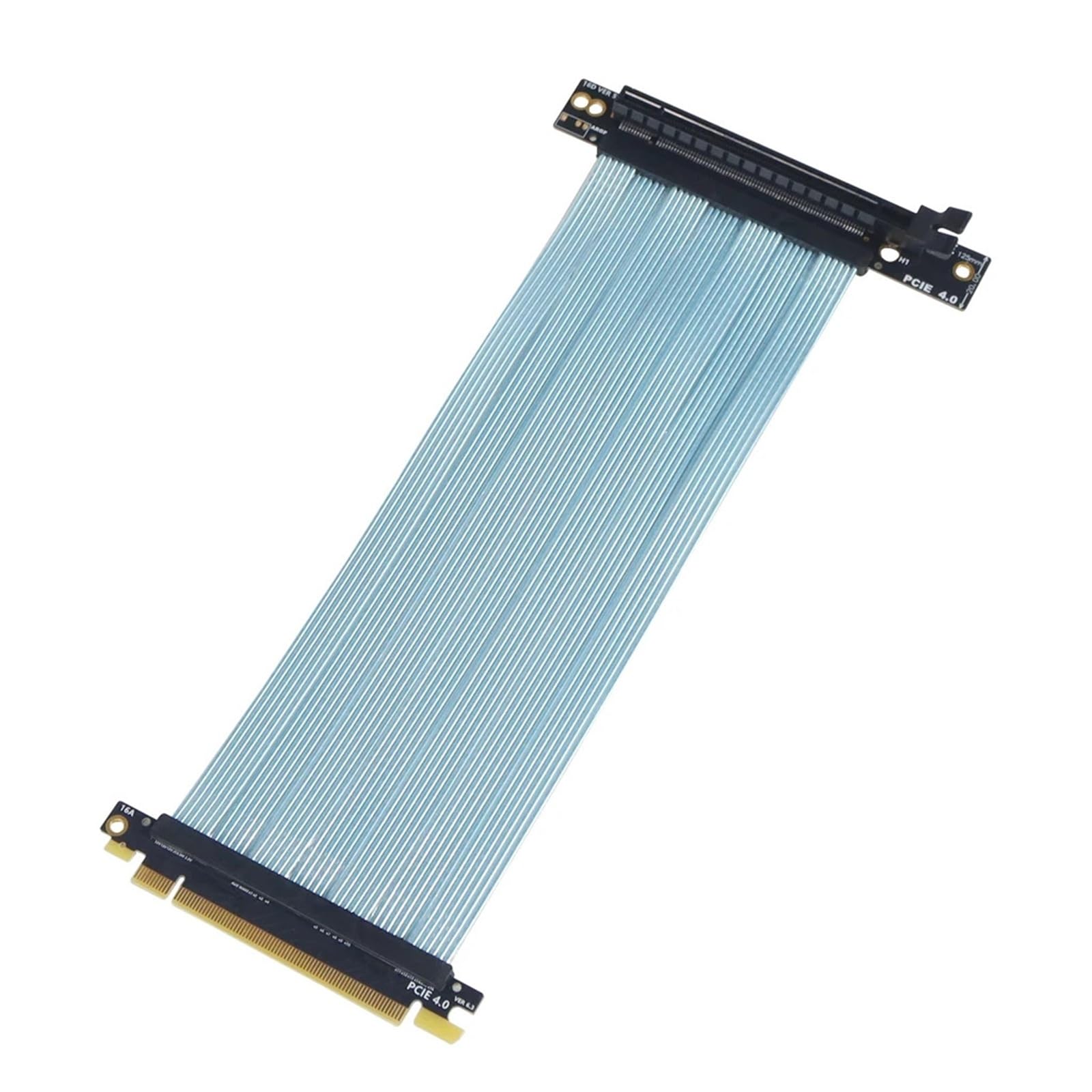 PCIe 4.0 X16 kabel riser do H1 270° odwrócony kąt prosty do obudowy karty graficznej pionowo rozszerzenie GPU