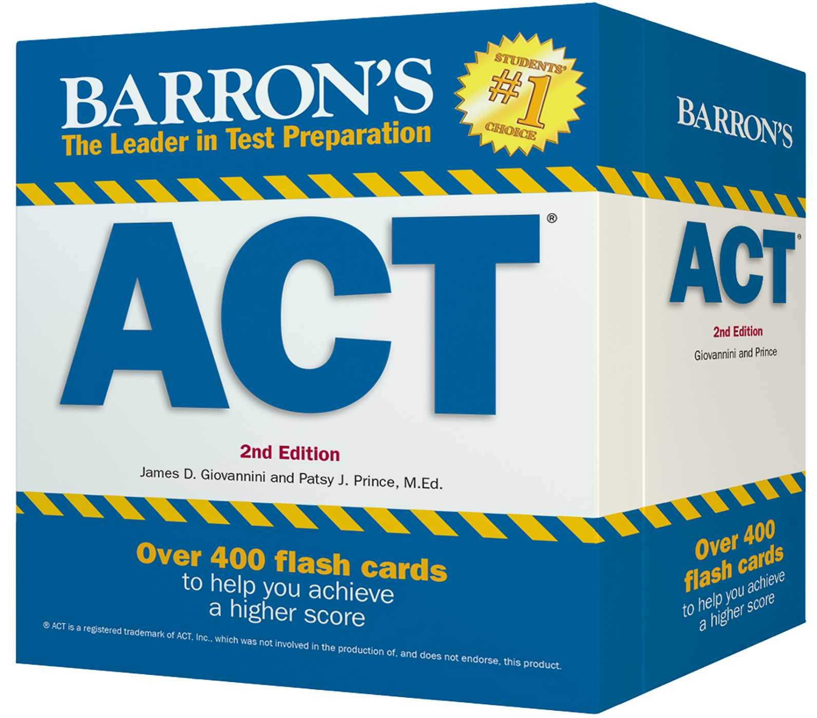 Barron's ACT Flash Cards: 410 Flash Cards to Help You Achieve a Higher Score (Barron's Test Prep)