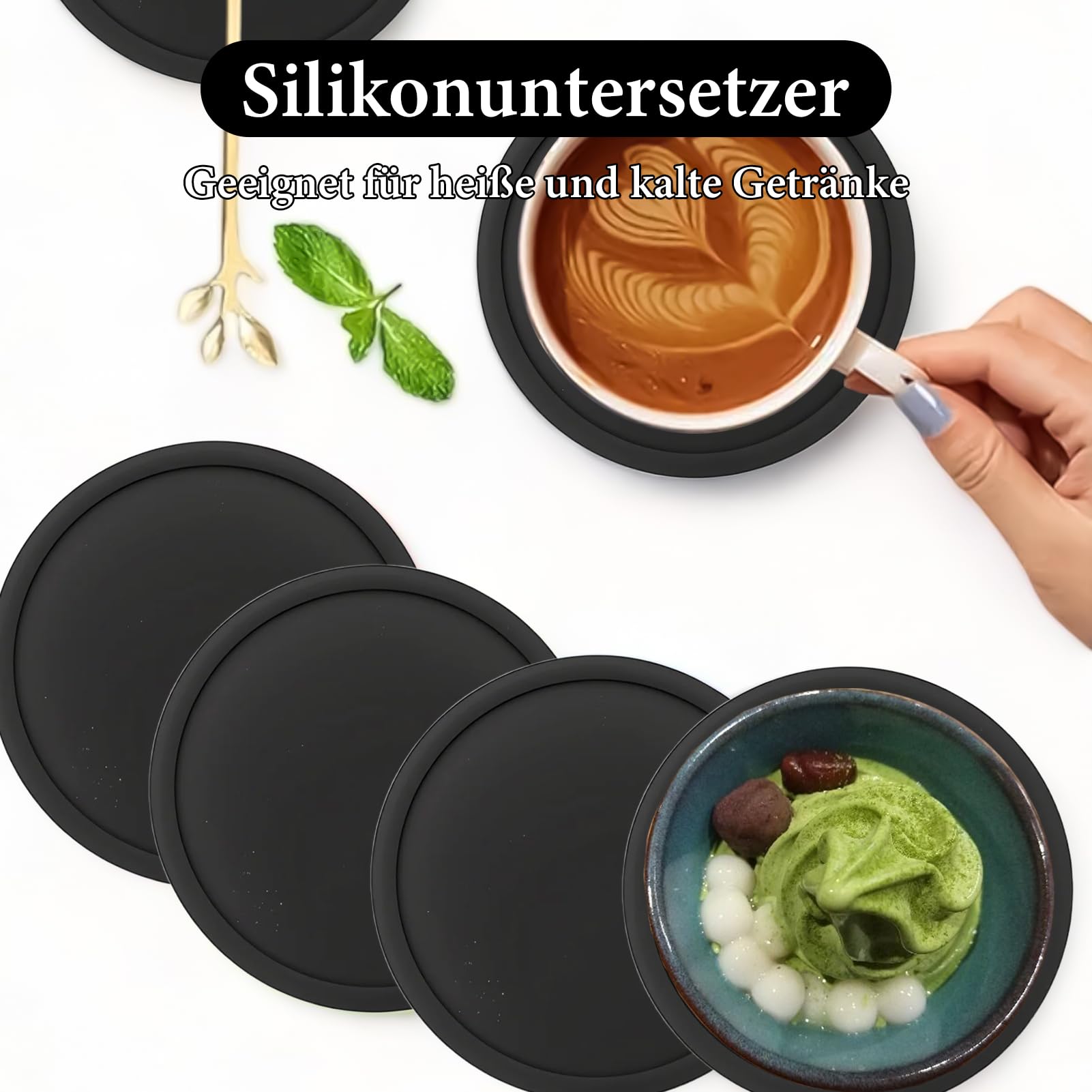 Glasonderzetters - Siliconen - Witte - Keukengerei kopen? | Korting