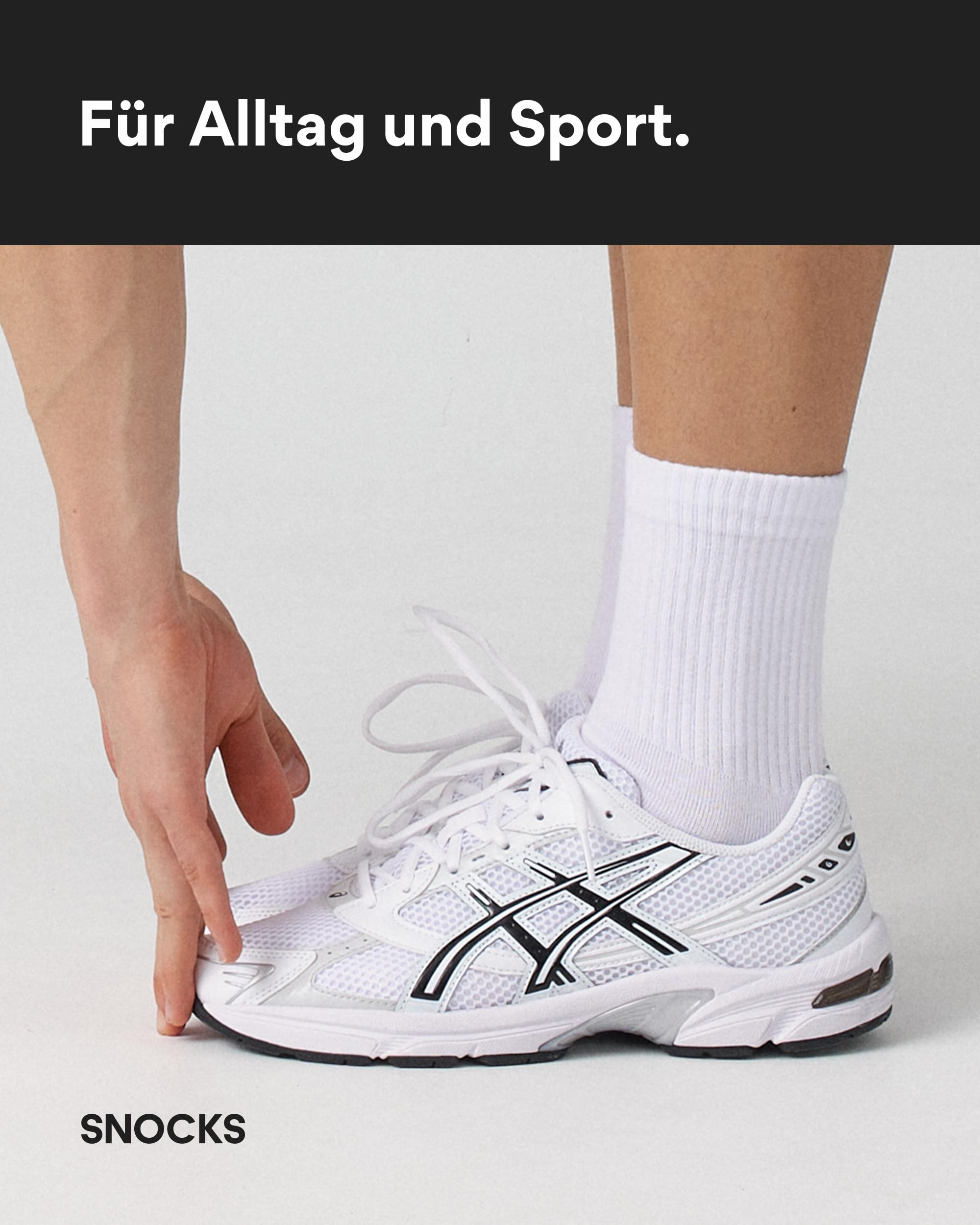 Snocks Tennissocken Herren & Damen aus Bio-Baumwolle 2–4 Paar – Hochwertige Materialien & multifunktional – Lange Socken – Ideal für Sport & Freizeit – Gr. 35–50
