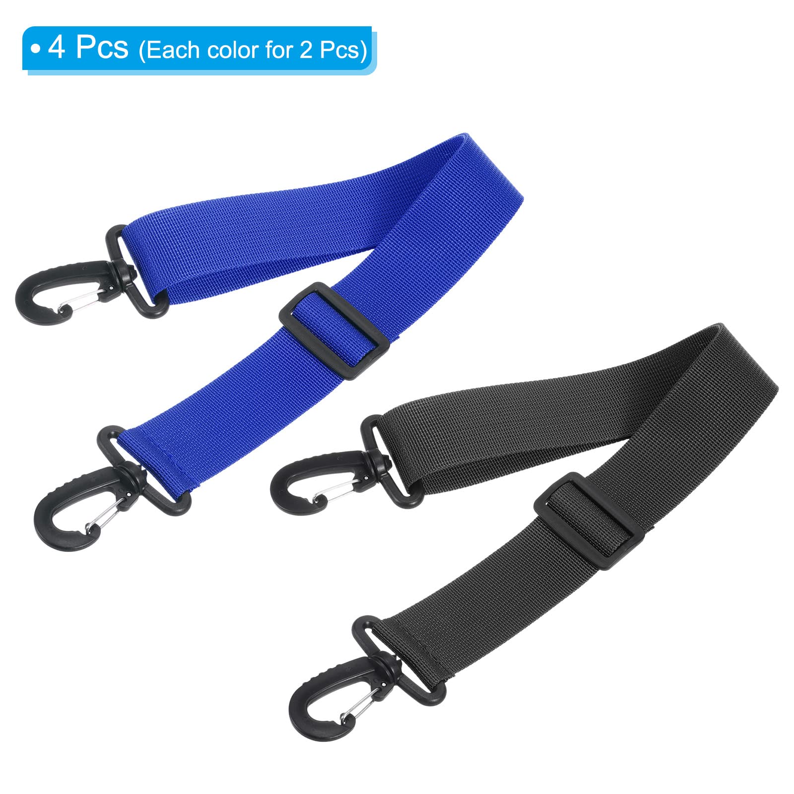 4 Pack Adjustable Ski Boot Straps – 80cm Nylon Carrier For Skates, Boots, Gear