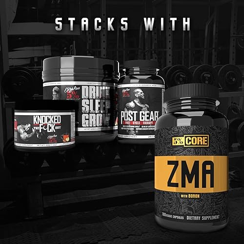 Miniatura 11 de 5% Nutrition Core ZMA (con boro) | Promueve la recuperación restaurando los niveles de zinc, magnesio y vitamina B-6 (90 cápsulas)