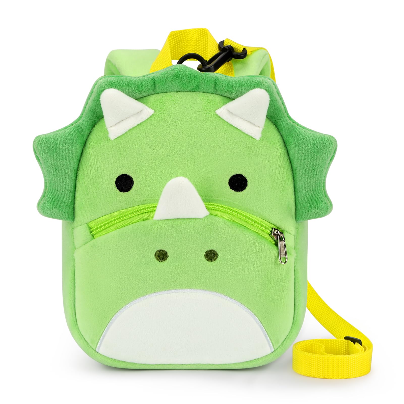 mibasies Toddler Backpacks for Girls 2-4: Plush Backpack -3D Animal Cartoon Mini Travel Bag -10 inch Toddler Backpack Leash