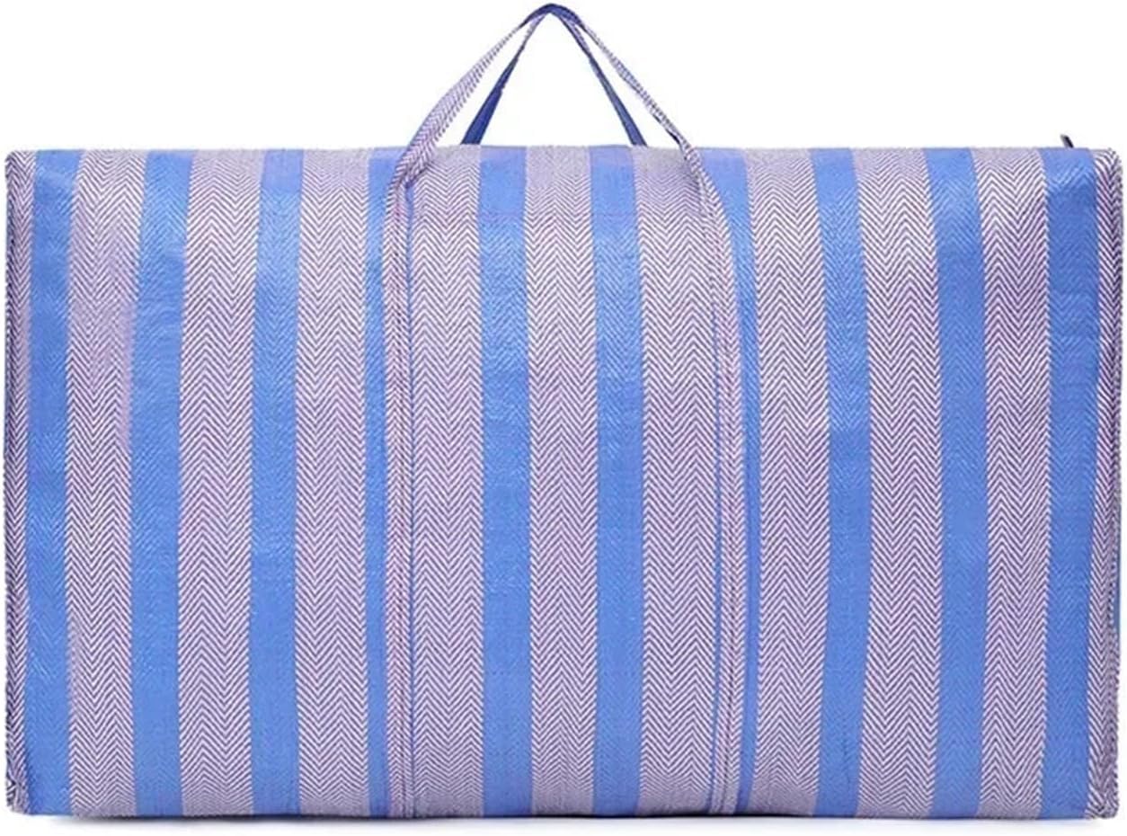 ZGHNASHUN Waterproof Bag Waterproof Storage Bags Woven Bag Thickened Luggage Multifunctional Large Capacity Quilt Portable Moving Travel(XL 220L)