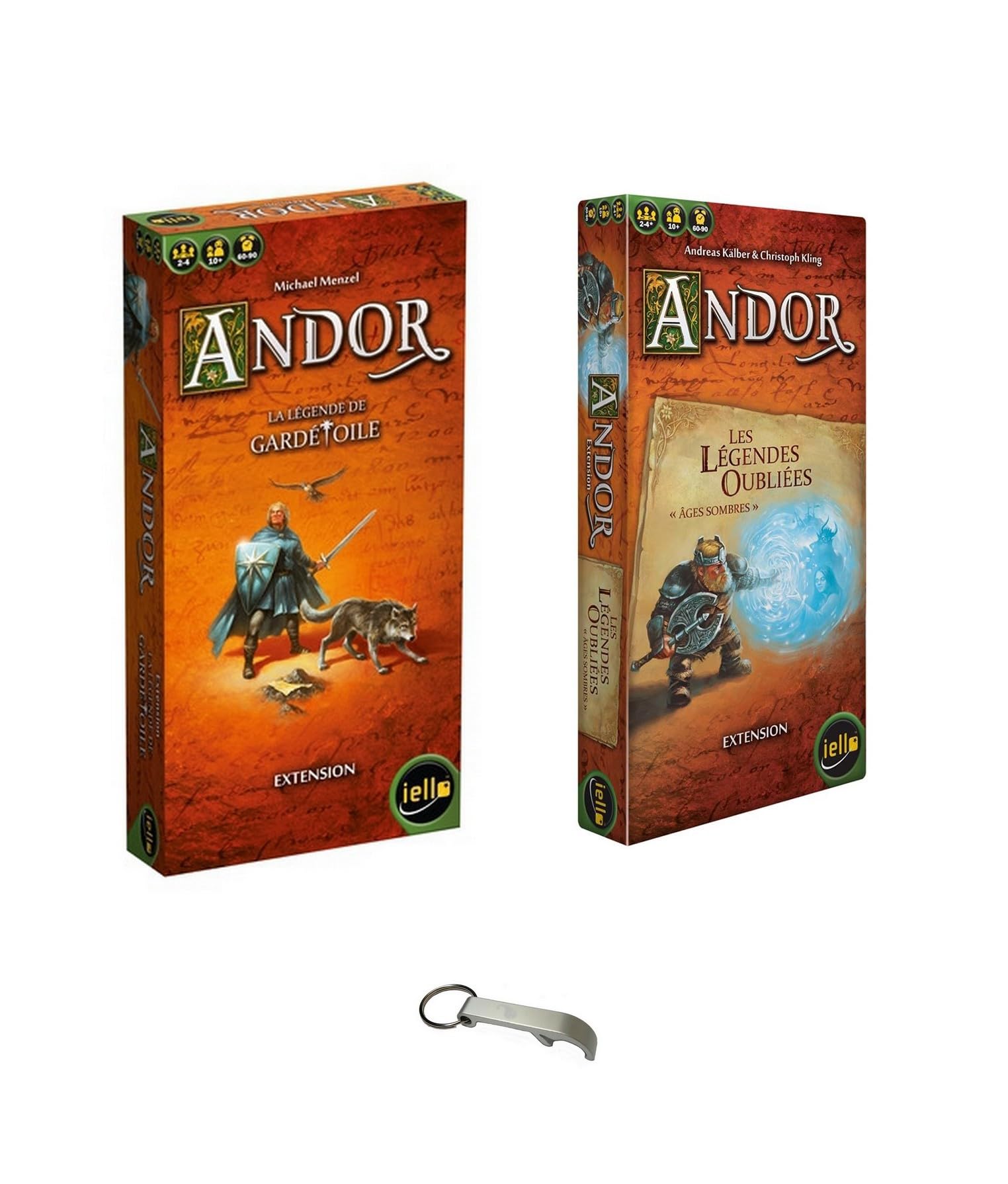 Andor Forgotten Legends Dark Ages + Magic Heros + 1 Blumie Decap (Dark Ages), Spirits + Dark Ages, 15 cm x 29.5 cm x 4.2 cm