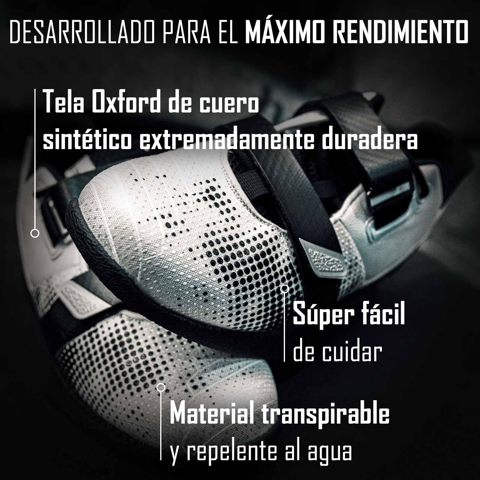 Strength Shop Par de Zapatillas Halterofilia Hombre y Mujer con talón de plástico rígido (2,3 cm), Muy Antideslizantes, Zapatillas Halterofilia con Suela rígida de Goma/TPU y Doble Cierre
