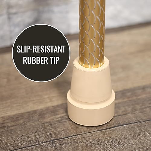 Miniatura 6 de Bastón de cambio para hombres o mujeres plegable y ajustable de 32-37 pulgadas