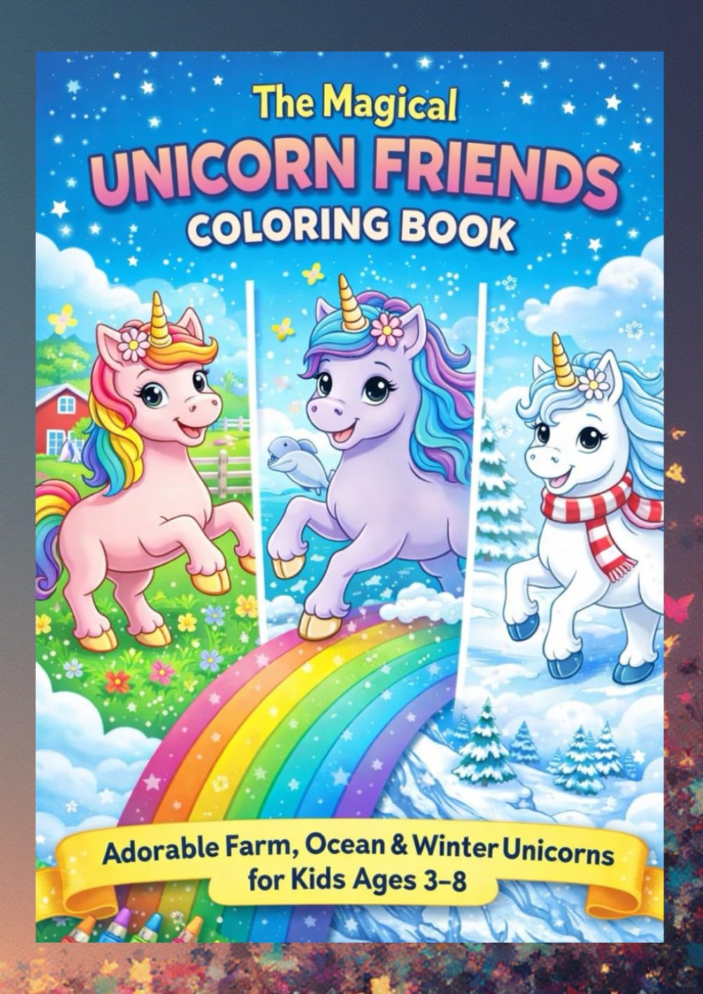 The Magical Unicorn Unicorn Friends Coloring Book