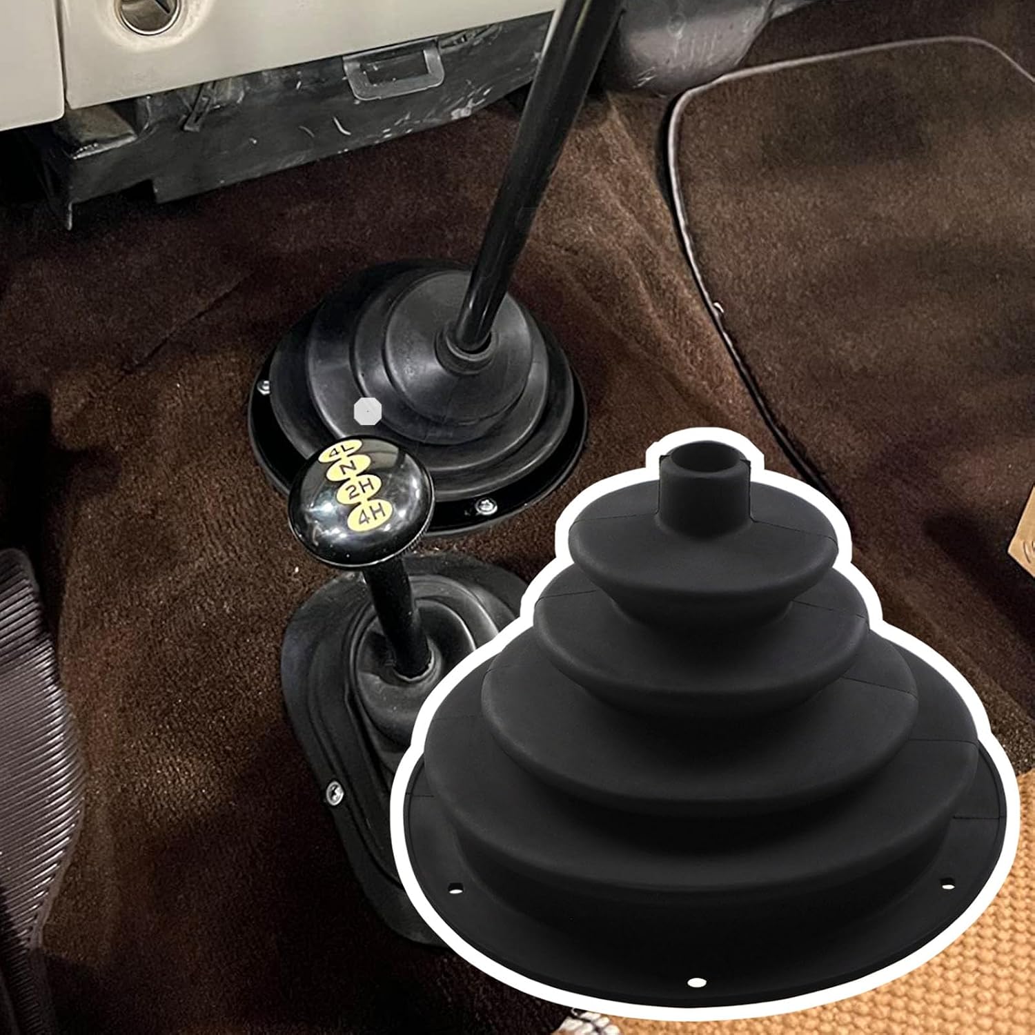 Shifter Boot Compatible with Kenworth W900 T660 T800 T2000 T370 T300 T270 T170 T600A C500 K300 1999-2010, Transmission Shift Boot Replace K042-702 924-5406 K042702 562.7593