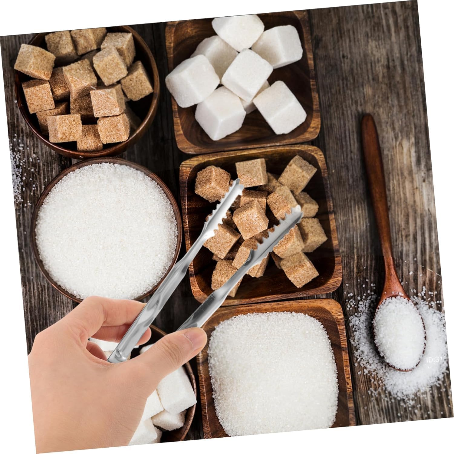 Cooking Tongs 10pcs Stainless Steel Ice Clip Ice Cube Clips Cooking Tongs Ice Tongs Serving Tongs Multipurpose Food Tong Mini Tongs Salad Tong Stainless Steel Tong Restaurant Tong Silver