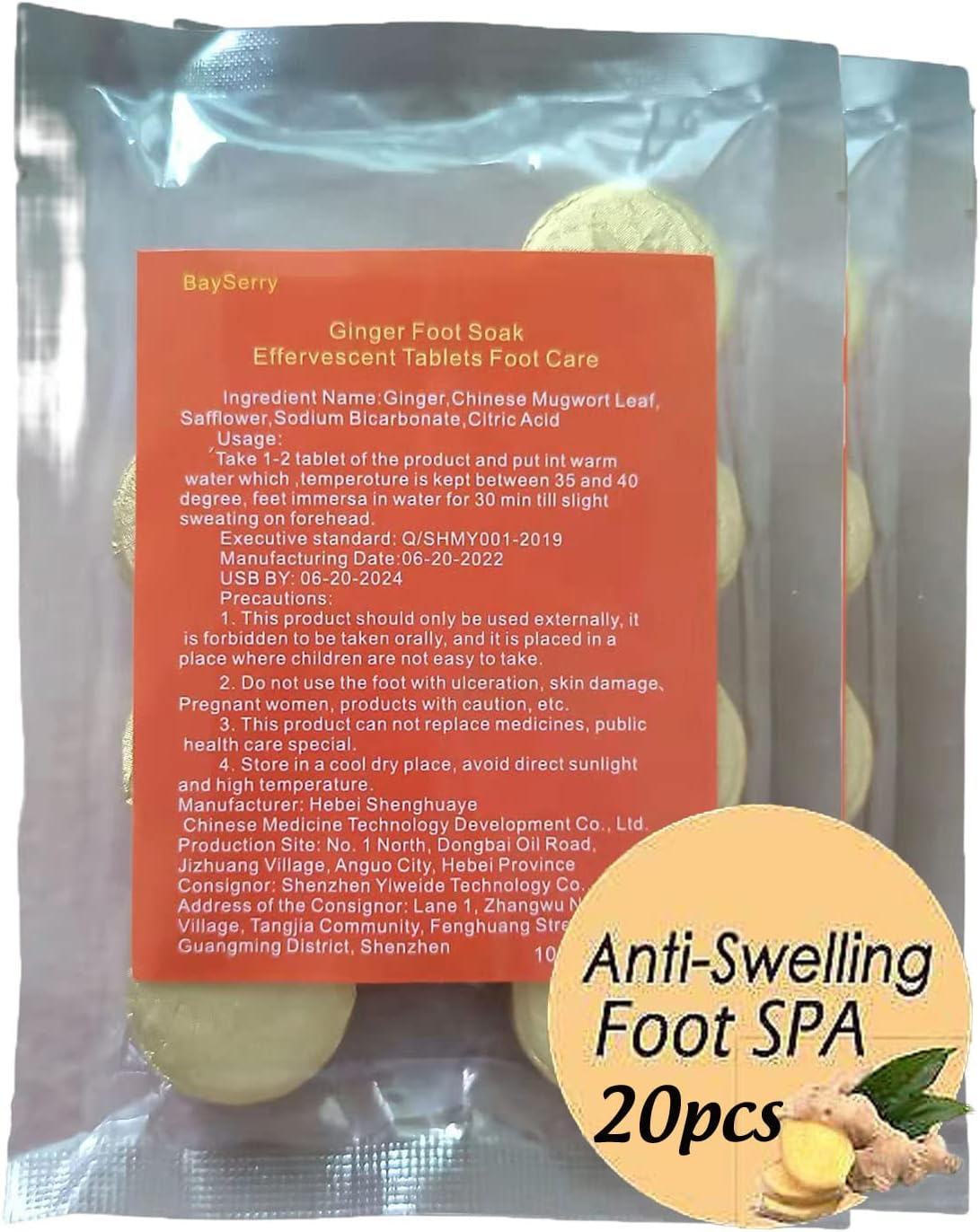 Buy 20pcs Foot Soak Softens Calluses Foot Spa , Foot Bath Dry Feet