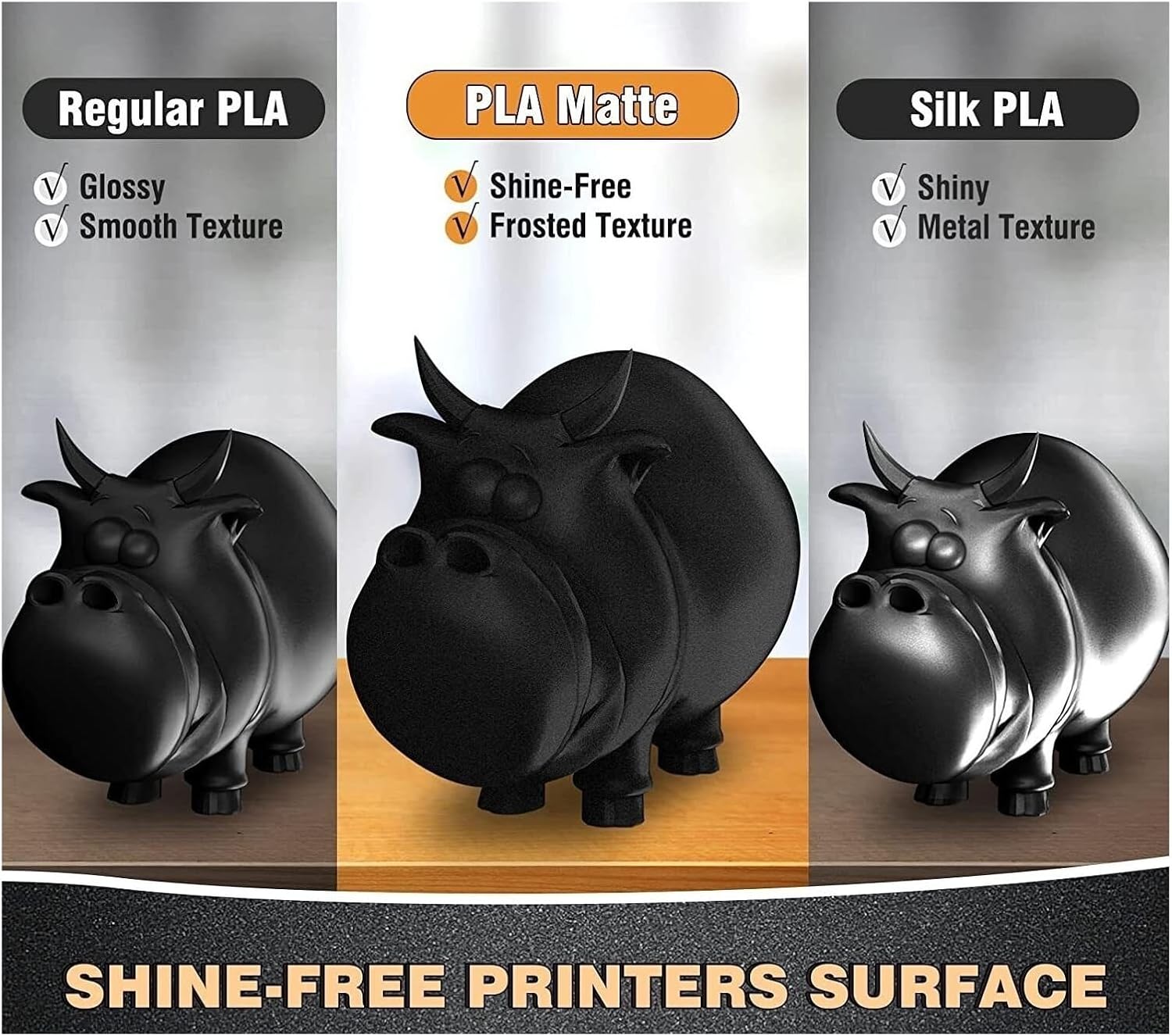 Compatible with JAYO 3D Printer Filament 1.75mm 1.1KG/Roll PLA/PETG/HS Matte PETG/Matte PLA, Neatly Wound for FDM 3D Printers(PETG RDGNBLWTOR)