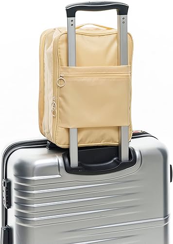 Miniatura 4 de RETROPICA Bolsa para zapatos, tiene capacidad para 3 pares de bolsas de zapatos con correa de carro, artículos esenciales de viaje, accesorios de