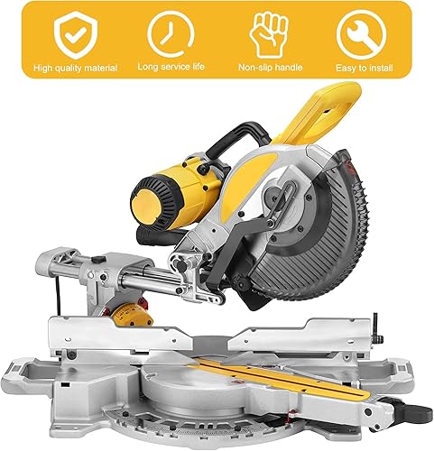 Miniatura 7 de 380452-00 Juego de almeja de sierra ingletadora para sierra ingletadora DeWalt DW704 y DW705 (tipos 1-5), se adapta a 3660 3680 (tipos 1-3)