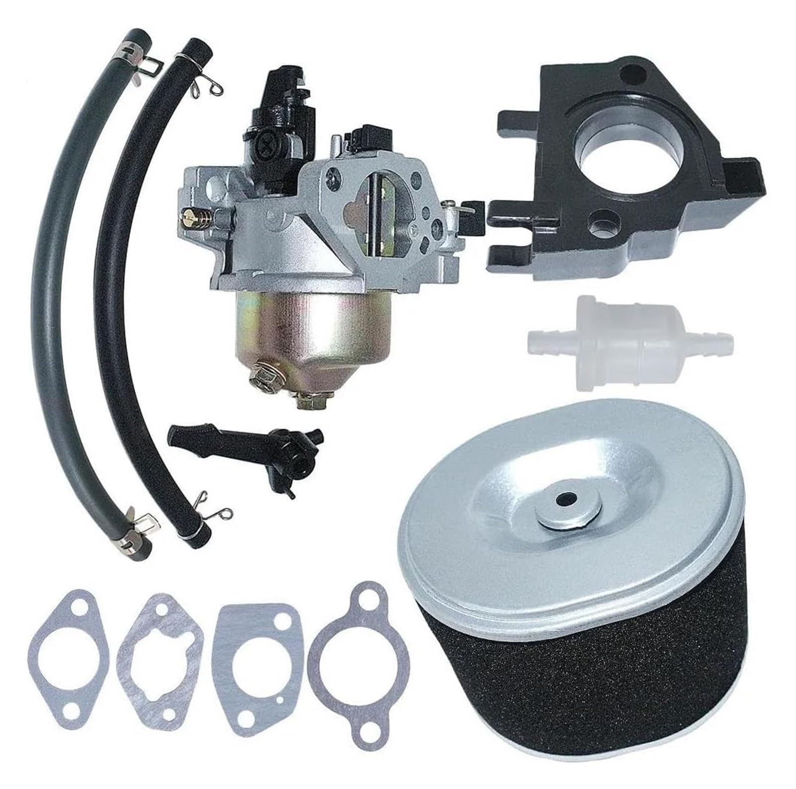 Carburador Repuesto para GX390 13HP GX 390 188F Cortacésped Motor Parte 16100-ZF6-V01 Carburador Filtro De Aire Carburador Junta De Filtro De Línea De Combustible