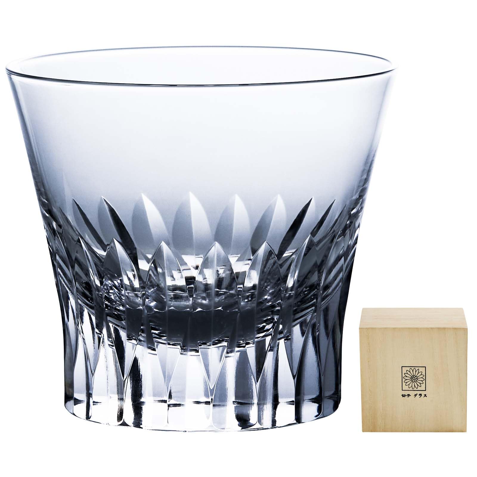 Amazon | LUGUFON ウイスキーグラス ロックグラス クリスタル 切子