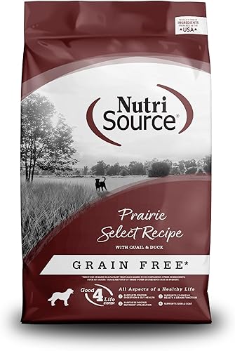 nutrisource Grain Free Prairie Seleccionar con Quail Dog Food 15lb by Desconocido