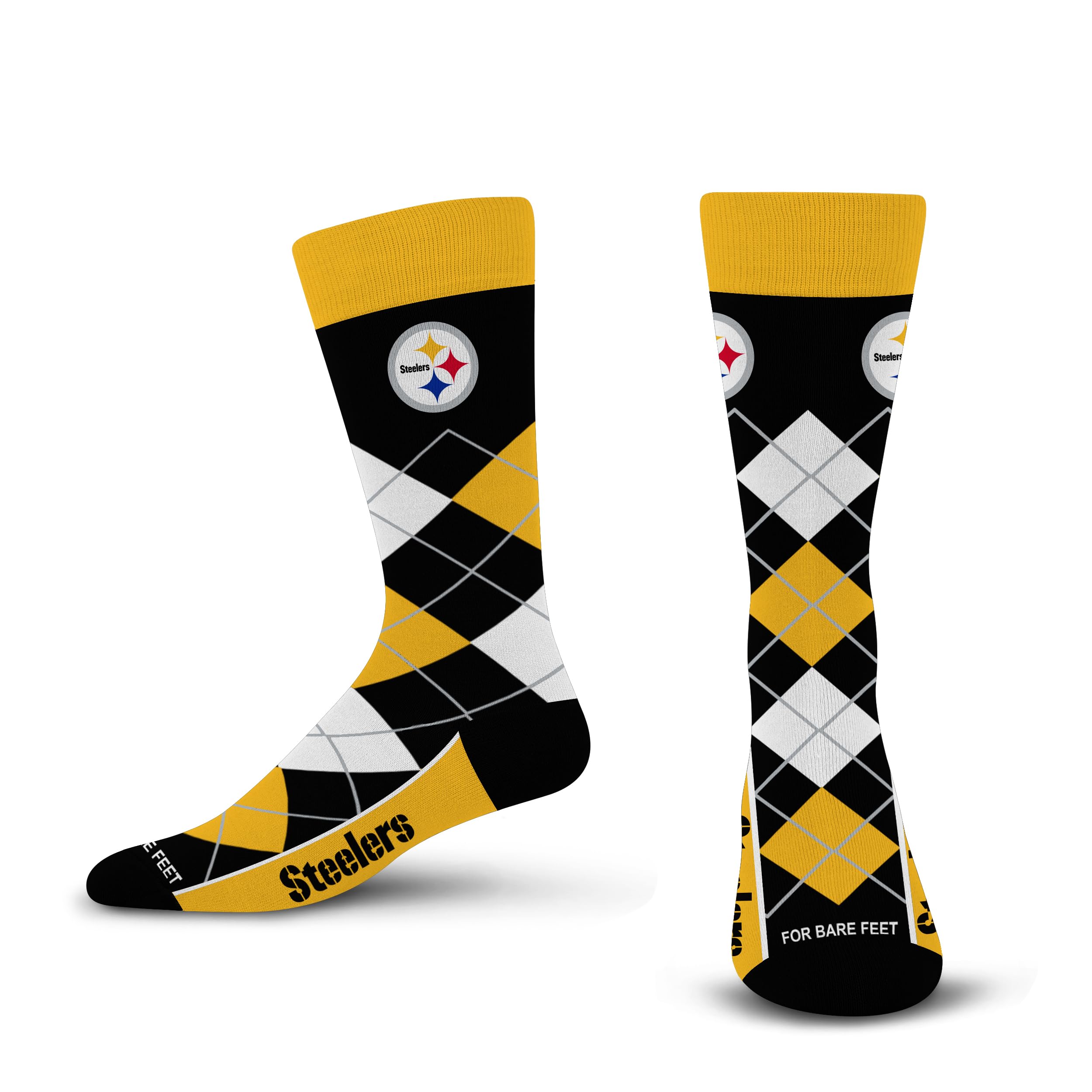 For Bare Feet Argyle Remix Dress Sock