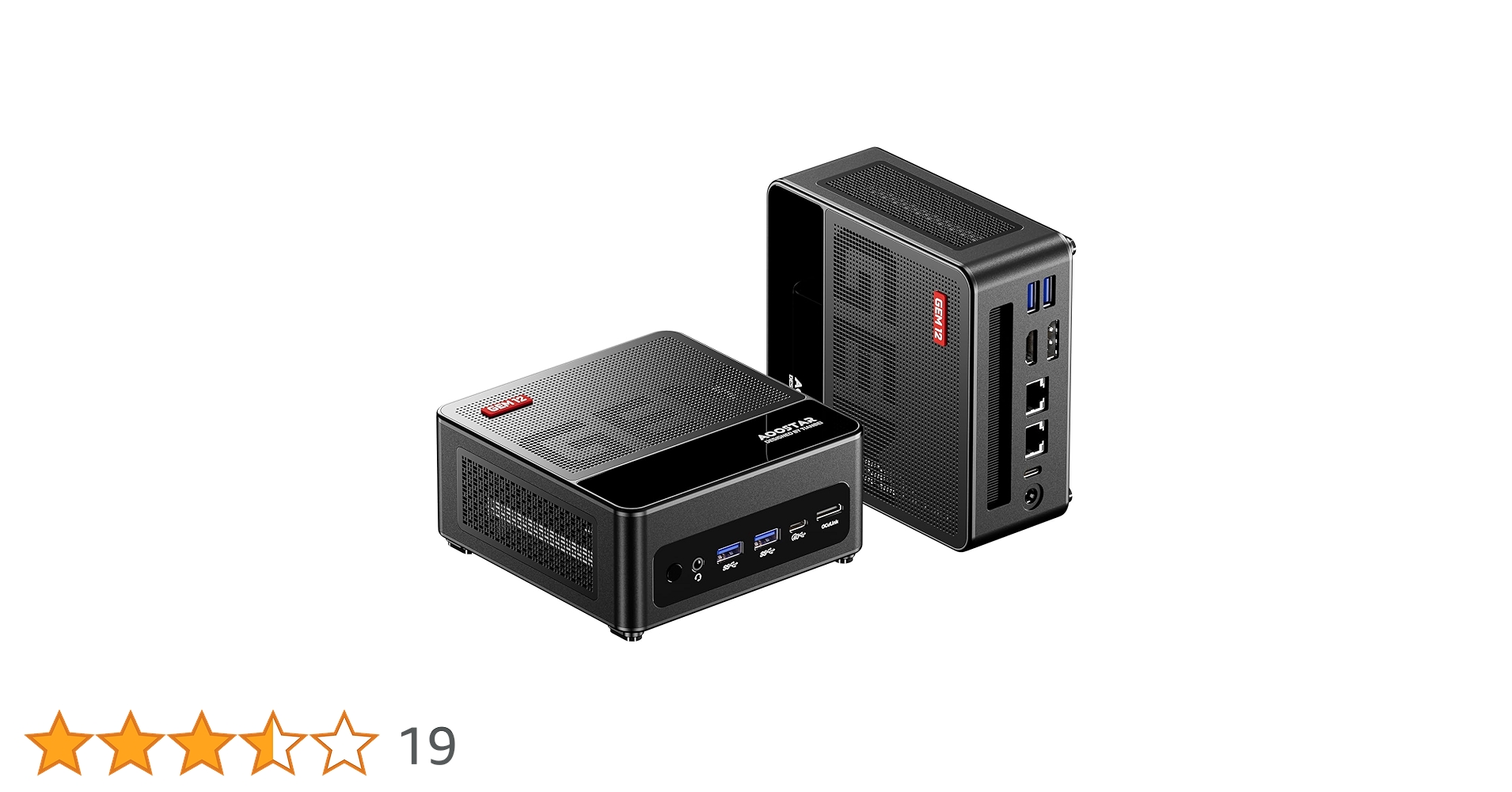 Amazon.co.jp: AOOSTAR GEM12ミニPC ryzen9 6900HX Radeon 680M 32G