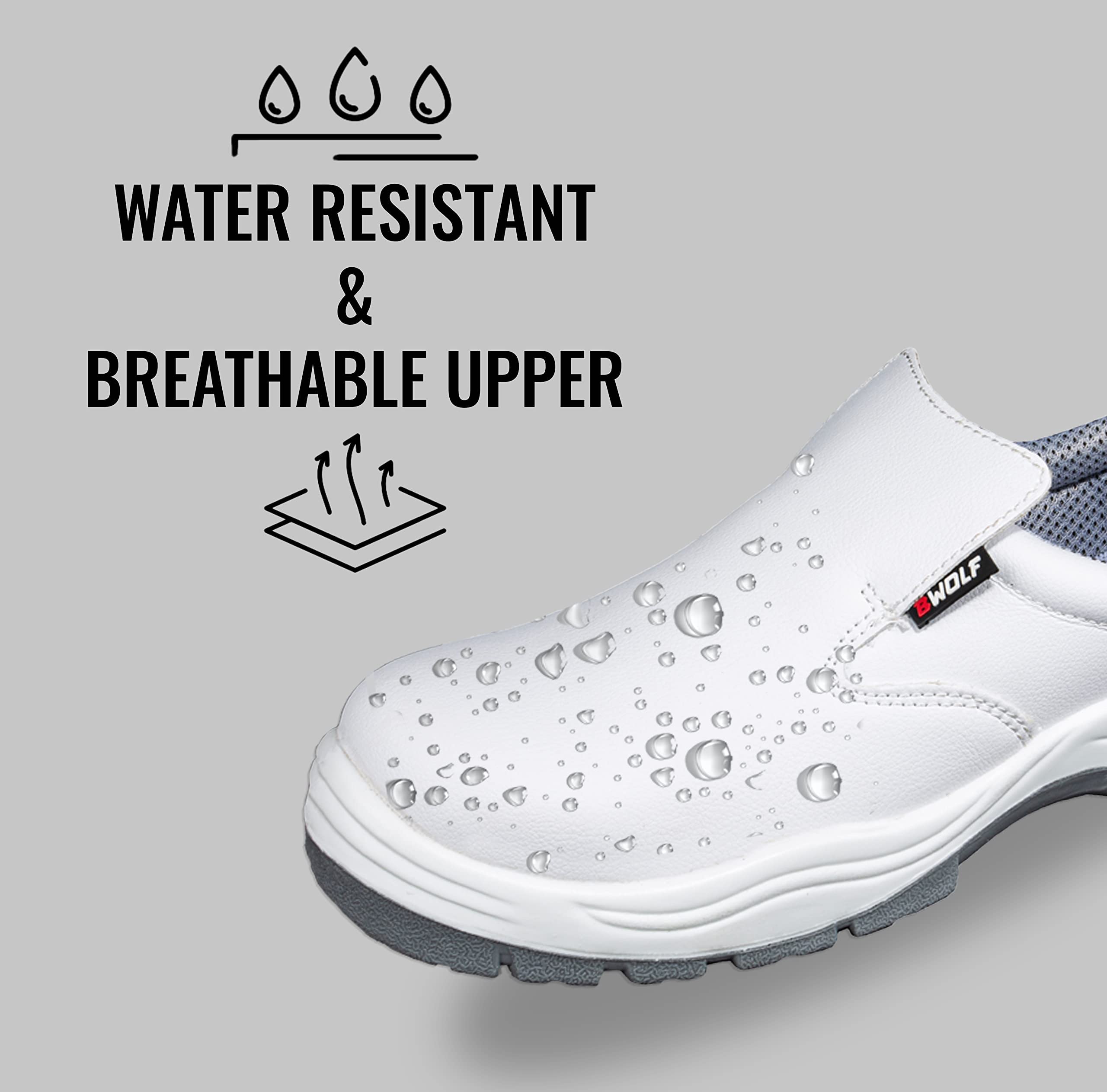 BWOLF ASTRAL S2 SRC - Scarpe da lavoro da uomo e da donna, impermeabili, resistenti all'olio, antiscivolo con solette traspiranti