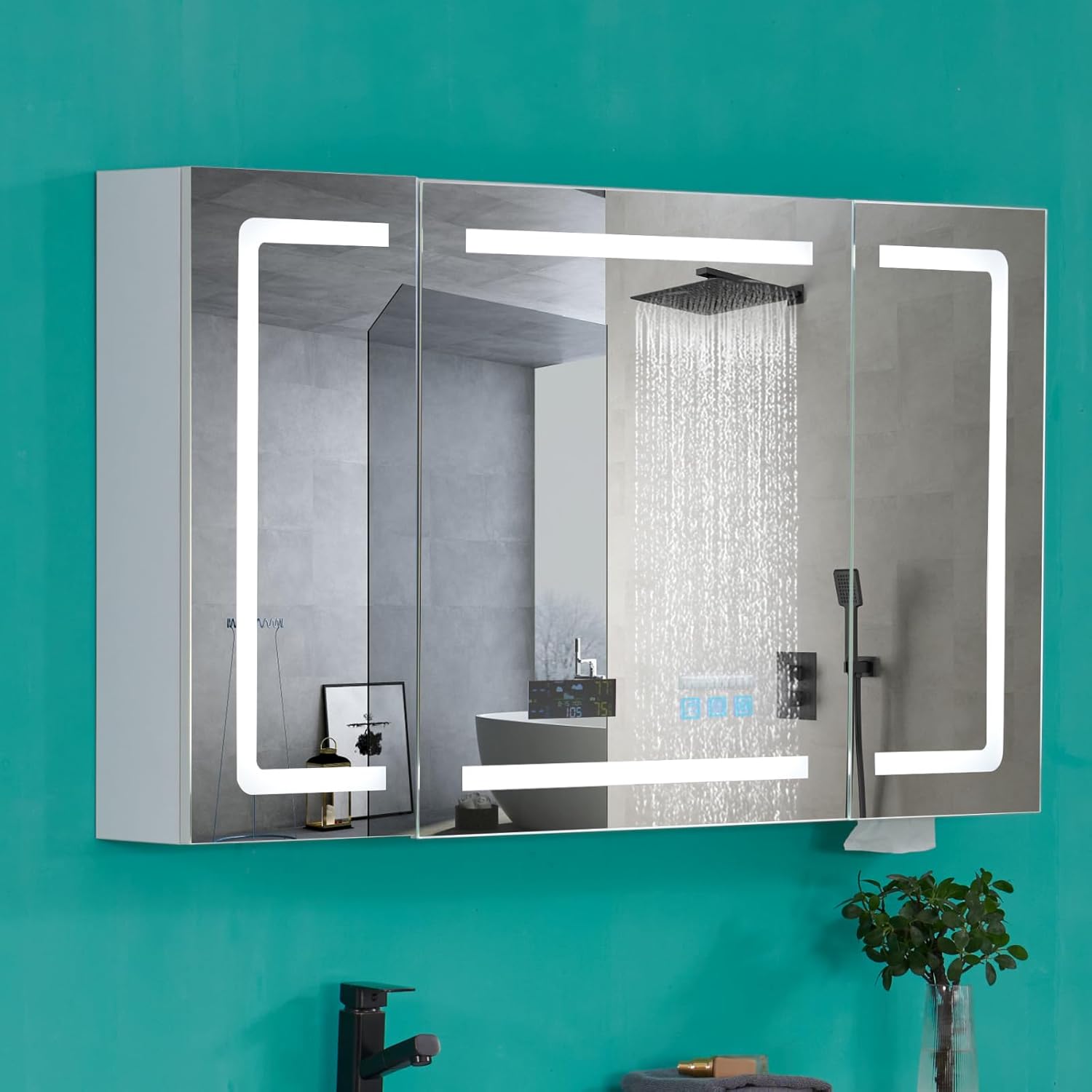 VINGLI LED Medicine with Smart Mirror, 48x28