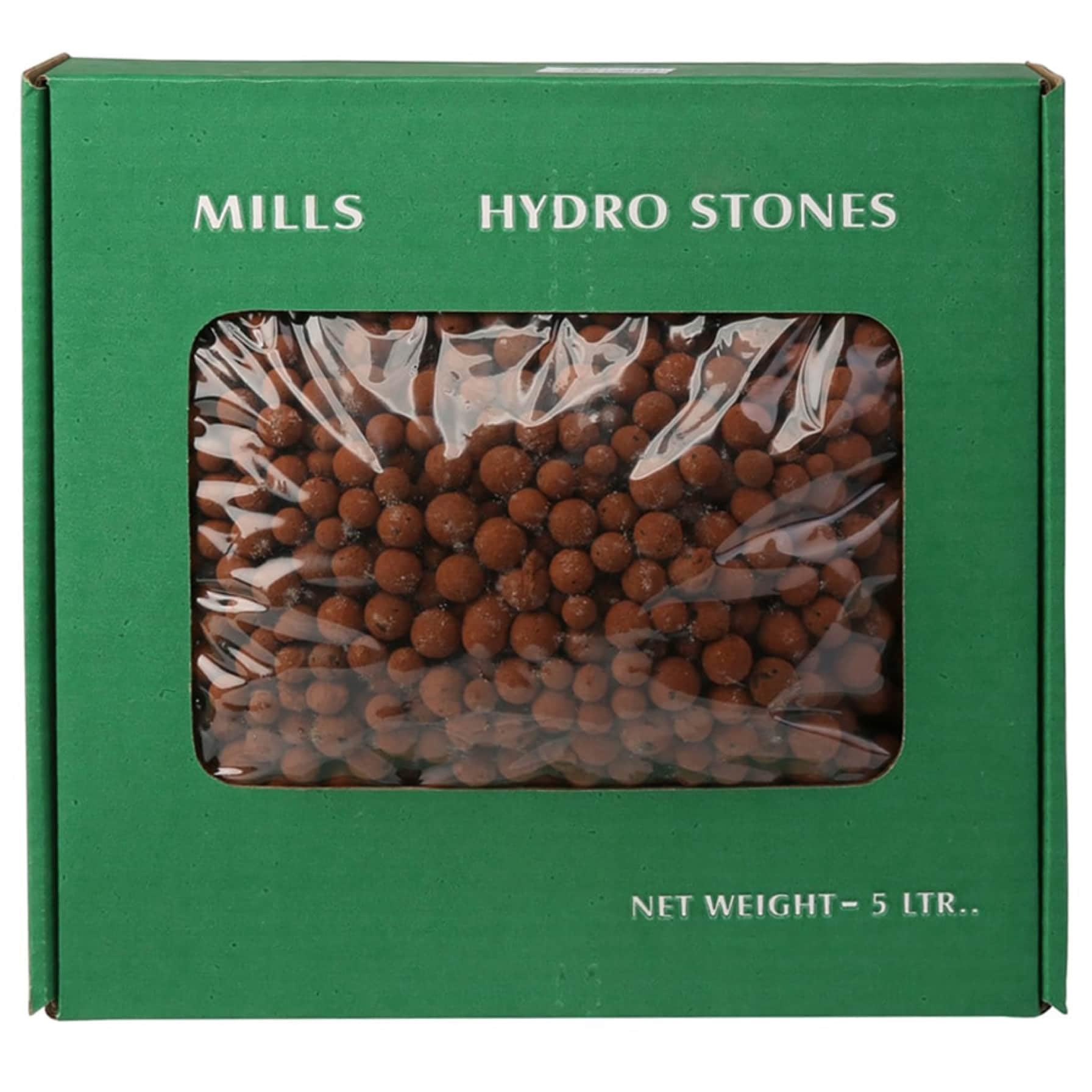 Mills Hydro Stones | Clay Pebbles For Plants 5kg,Ideal for Plant Soil Moisture And AerationBy (5LTR)