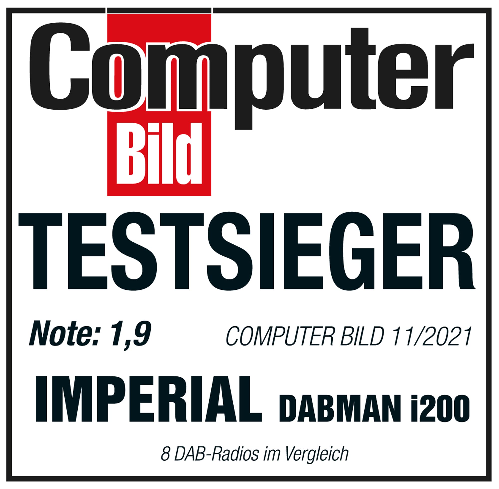 Imperial Dabman i200 Internet Numérique Noir