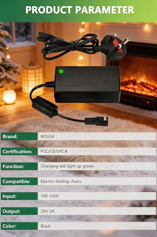 Bouge 29V 2A Emelő Fotel Tápegység OKIN Lazy Boy Elektromos Kanapé Adapter